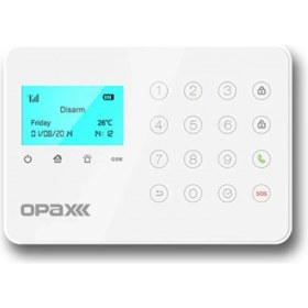 Resim Opax ARD-575 Gprs/Wifi Kablolu/Kablosuz Alarm Paneli ve Bgr-09 Kablosuz Harici Siren 