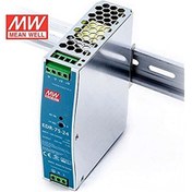 Resim Edr-75-24 Meanwell 75w 24vdc 3a Ray Tipi Güç Kaynağı 
