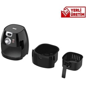 Resim SEM Beyaz Aircook Yağsız Kızartma Sıcak Hava Fritöz - Airfryer Sc300 5 Lt 1650 Watt 