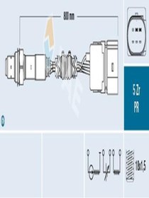 Resim Fae 75043 Oksijen Sensoru Lambda Sondasi Katalitik Konvertor Oncesi Caddy 04-15 06a906262cf (WT893852) 