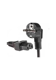 Resim C15 Oluklu Power Kablosu Iec-c15 3x0.75 Güç Kablosu 1.8m 