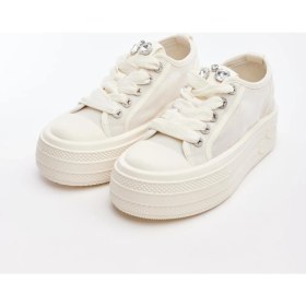 Resim Derinet Taşlı Fileli Comfort Kadın Sneaker 