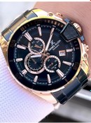 Resim Daniel Klein Çelik Kordon Kronometreli Kadran Tasarımı 5 Atm Suya Dayanıklı Erkek Kol Saati 10034.n7 Rose Gold 
