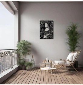 Resim Duvar Dekoru Hediyelik Monalisa Metal Duvar Tablosu Sanat 