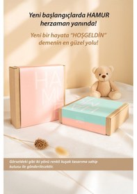 Resim Kişiye İsime Özel Nakışlı Hediyelik Yenidoğan Fluffy Kundak Puset Bebek Battaniyesi Solid Bej 