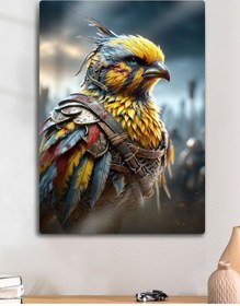 Resim Sarı Kanarya, F. Bahce - Dekoratif Metal Tablo 