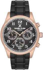 Resim Daniel Klein DKE.1.10560 Kuvars İzle, Fonksiyonlu Erkek Kol Saati,Metal Erkek Kol Saati,Takvimli Erkek Kol Saati,Erkeklere Hediye 