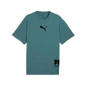 Resim Puma Sport Graphic Erkek Yeşil Tişört (692169-41) 
