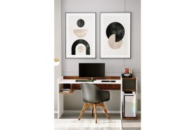 Resim Çalışma Masası 155X60CM Yan Konsollu Çalışma Masası | Masa | Oyuncu Masası | Ofis Masası | Masa 