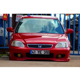 Resim Honda Civic 99-01 İes Typer Ön Ek Plastik Tampon Ek Karlık-... 