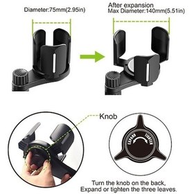 Resim Dancemonkey D04 Araç Bardaklığı Telefon Montajı, 2 Kahve Fincanı, Cep Telefonu Tutucusu - Yeşil Yeşil 