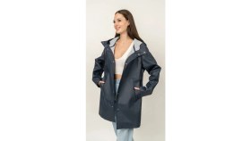Resim Unisex Yağmurluk - Lacivert 