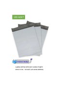 Resim Cepsiz Orta Boy Kargo Poşeti 30x37+5 Cm - 100 Adet 40+40 80 Mikron 
