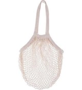 Resim Mufunye Katlanabilir Pamuklu Meyve Sebze Taşıma Filesi, Hafif Ve Dayanıklı Alışveriş Çantası Haki 