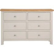 Resim Mobilya Baba Ecru 6 Çekmeceli Şifonyer 