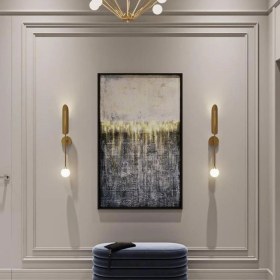 Resim Gizanka Hol Tasarımı Boyanabilir Çıta Hazır KESIM(ANKA159) 