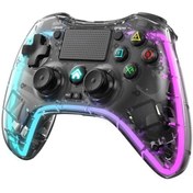 Resim Adalia Rgb Işıklı Controller Kablosuz Gamepad Ps4/ps3/android/ıos/pc/switch/tv Box Uyumlu Oyun Kolu 