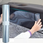 Resim 1 adet Dayanıklı PVC Şeffaf Araba Kapı Eşiği Koruyucu - Tekme Karşıtı, Kolu & Eşik Koruma için Görünmez Yapışkan Film, Pürüzsüz Yüzey ile Kolay Uygulanır, Araba Kapı Eşiği Koruma Şeridi 