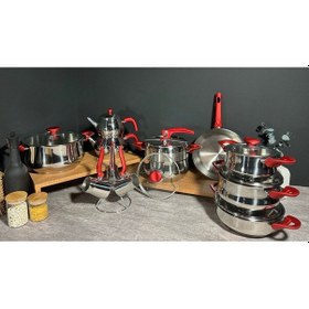 Resim 20 Parça 18/10 Paslanmaz Çelik Çeyiz Seti-9013836036298 