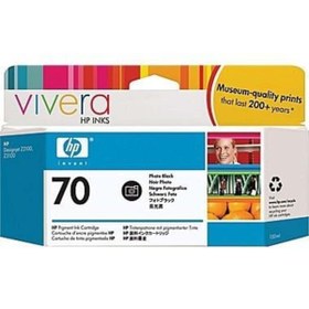 Resim HP C9449A (70) Foto Siyah Photo Black Plotter Kartuş Designjet Z2100 ESKİ TARİHLİ 