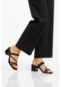 Resim Ayakmod Siyah Rugan Taşlı Özel Gün Davet Kadın Topuklu Abiye Ayakkabı 643332 Z Siyah 