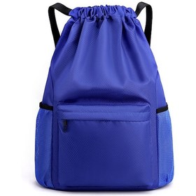Resim Xindoker Sulu-kuru Bölünmüş Mini Sırt Çantası - Su Geçirmez Oxford Malzeme, Spor Ve Seyahat İçin Hafif Tasarım Mavi 
