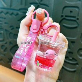 Resim Silver1 Yeni Sevimli Çizgi Film Işıklı Işık Kulomi Büyük Kulak Köpek Hediye Kutusu Anahtarlık Araba Okul Çantası Dıy Kolye Hediye (Yurt Dışından) 