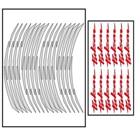 Resim Bajaj Pulsar Reflektör Beyaz Jant Şeridi 