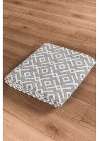 Resim Arya Vl Çift Taraflı,katlanabilir,yıkanabilir,yüksek Kalite Pamuk Salon,oturma Odası,balkon Kilim Krem-gri2 