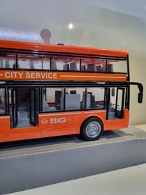 Resim Turuncu Renkli Turist Otobüsü Big Bus Sesli Ve Işıklı Oyuncak Otobüs 28.5 Cm Diğer 