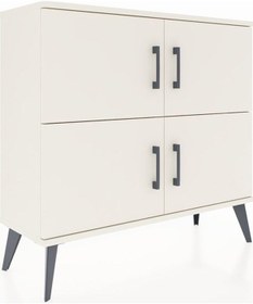 Resim Arges Şifonyer 2 Raflı 4 Kapaklı 88x30x80 Aytaşı-aytaşı/çam Aytaşı/çam 