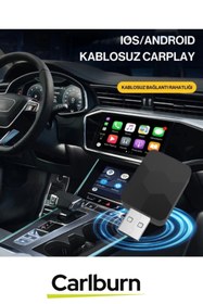 Resim Carlburn Premium Bluetooth 5.4 Tak Çalıştır Hızlı Wifi 6 Teknolojisi MPIA CP-2 Android Car Play Auto Adaptör 