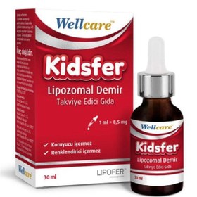 Resim Wellcare Kidsfer Lipozomal Demir Damla 30 ml 