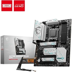 Resim MSI X670E Gamıng Plus Wıfı Ddr5 7800+(OC)MHZ Atx Am5 