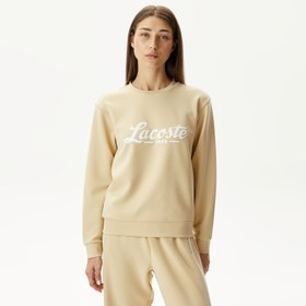 Resim Lacoste Classic Kadın Bej Eşofman Üstü 