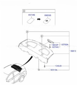 Resim Hyundai Blue Arka Tabla Döşemesi 