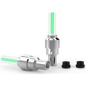 Resim Neler Geldi Neler Yeşil 2 Adet Hareket Sensörlü Işıklı Sibop Kapağı Lambası Araba Bisiklet Jant Işığı Jant Lambası 