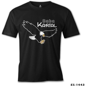 Resim Lord T-Shirt Baba Kartal Siyah Erkek Tshirt 
