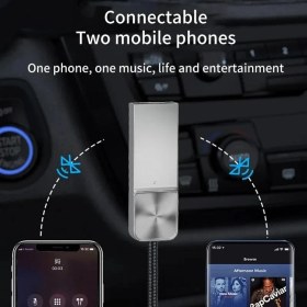 Resim MT06 Mikrofonlu Araç 5.1 Kiti Herhangi Bir Kulaklık Aux Çıkışını Kablosuz Bağlantı Yapar 