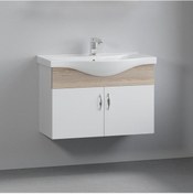 Resim Denko Akyazı 80 Cm Mdf Alize Banyo Dolabı,Alt Modül Ve Lavabo Çok Renkli 