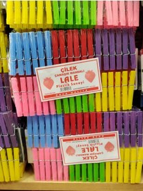 Resim lale plastik 144 Lü Çamaşır Mandalı 