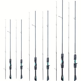 Resim Süper Hızlı Ayarlanabilir Olta, 1.68m/5.6ft, 1.8m/5.9ft, 2.1m/6.9ft, Yüksek Karbon Fiber Katı Uç, Dayanıklı Hızlı Tepki, Benzersiz Tutma Kolu Piyano Boyalı, Kore SIC Seramik Halka ile K-Bracket, Isıya Dayanıklı, Daha Hızlı Hattın Yer Değiştirme 