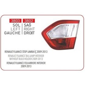 Resim PLEKSAN 3802 STOP LAMBASI İÇ SAĞ FLUENCE 10- 