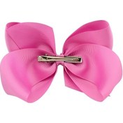 Resim Flybuy 5 Adet 6 İnç Renkli Çocuk Kız Saç Fiyonk Klipsleri - 27 Çok Renkli Grosgrain Kurdele Çok Renkli 