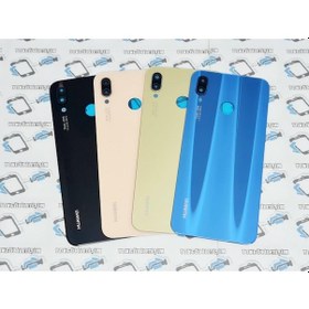 Resim Tkgz - P20 Lite Arka Pil Batarya Kapağı (Cam Kapak Kamera Lensi) (269358044) Altın 