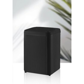 Resim 7lt Siyah Kare Çöp Kutusu, Şık ve Kullanışlı Ev ve Ofis Çözümleri 