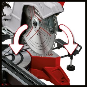 Resim Einhell TE-SM 10 L Dual, Pistonlu Gönye Testere (Sağ-Sol Yatarlı) - 4300877 