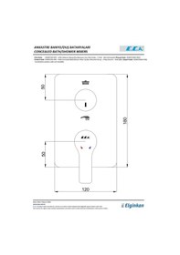 Resim Eca Luna Ankastre Altın Banyo Banyo Bataryası Sıva Üstü Grubu - 2 Yollu 102867236-KDE Altın 