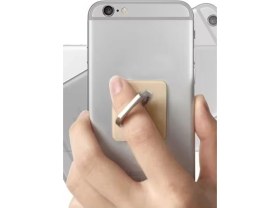 Resim Akıllı Telefon Arkasına Yapıştırılan Yüzük Parmağa Takılan Telefon Tutucu Yüzük 