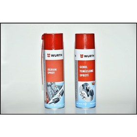 Resim Würth Genel Temizleyici 500 ml + Würth Silikon Sprey 500 ml 2'li Set 